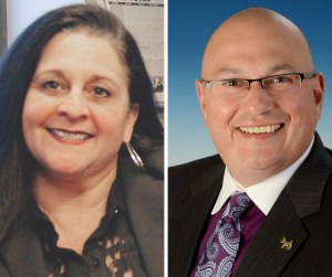 Side by side photos of Capital Region BOCES District Superintendent Anita Murphy and Senior Executive Officer Joseph P. Dragone