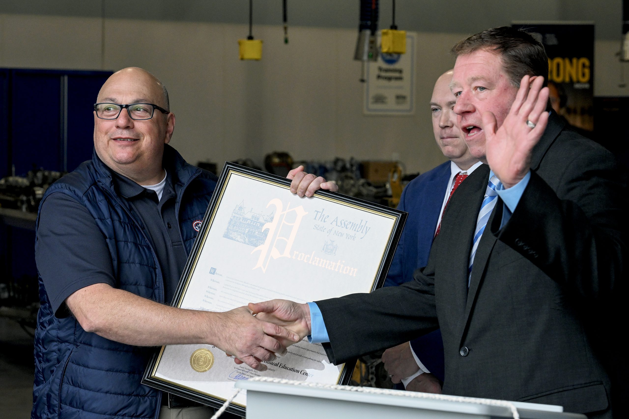 New York State Assembly proclaims October Careers in Construction Month as Capital Region BOCES