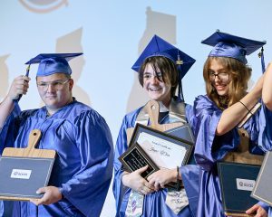 Student smiles