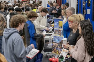 Students meet with companies at CRB Career Fair at Capital Region BOCES in Colonie on Thursday, March 19, 2026.
