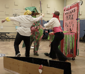 Students presenting at the 2026 Odyssey of the Mind regional tournament.