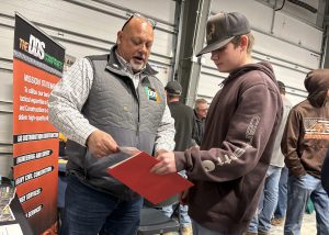 Students with recruiter