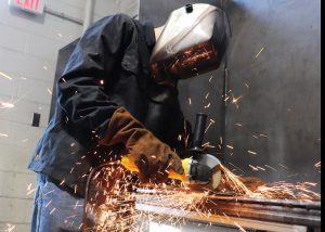 Guy welding