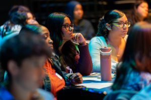 Photo of students at the Youth Summit.