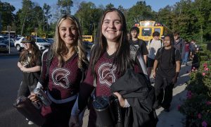 2 girls smile