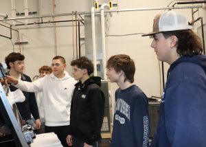 HVAC students in a group