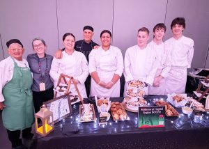 Group photo of students and teachers